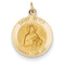 14k Yellow Gold St. Peter Medal Charm (23X15MM)