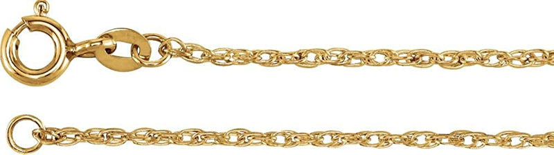 Children's Blue Sapphire 'September' Birthstone 14k Yellow Gold Pendant Necklace, 14"