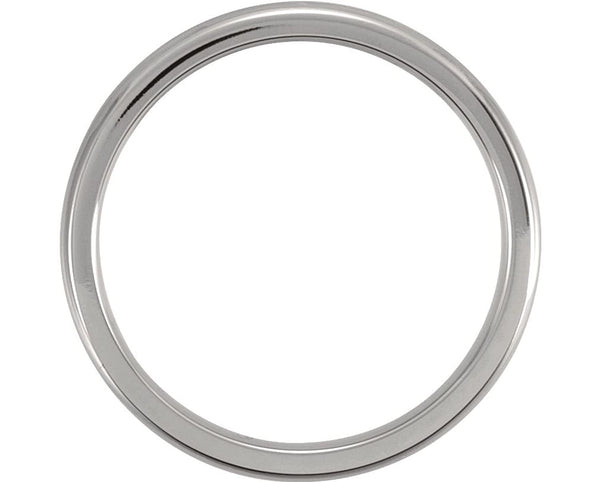 Titanium 3mm Comfort Fit Dome Band Size 6