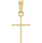 Petite Cross 14k Yellow Gold Pendant (12X8MM)