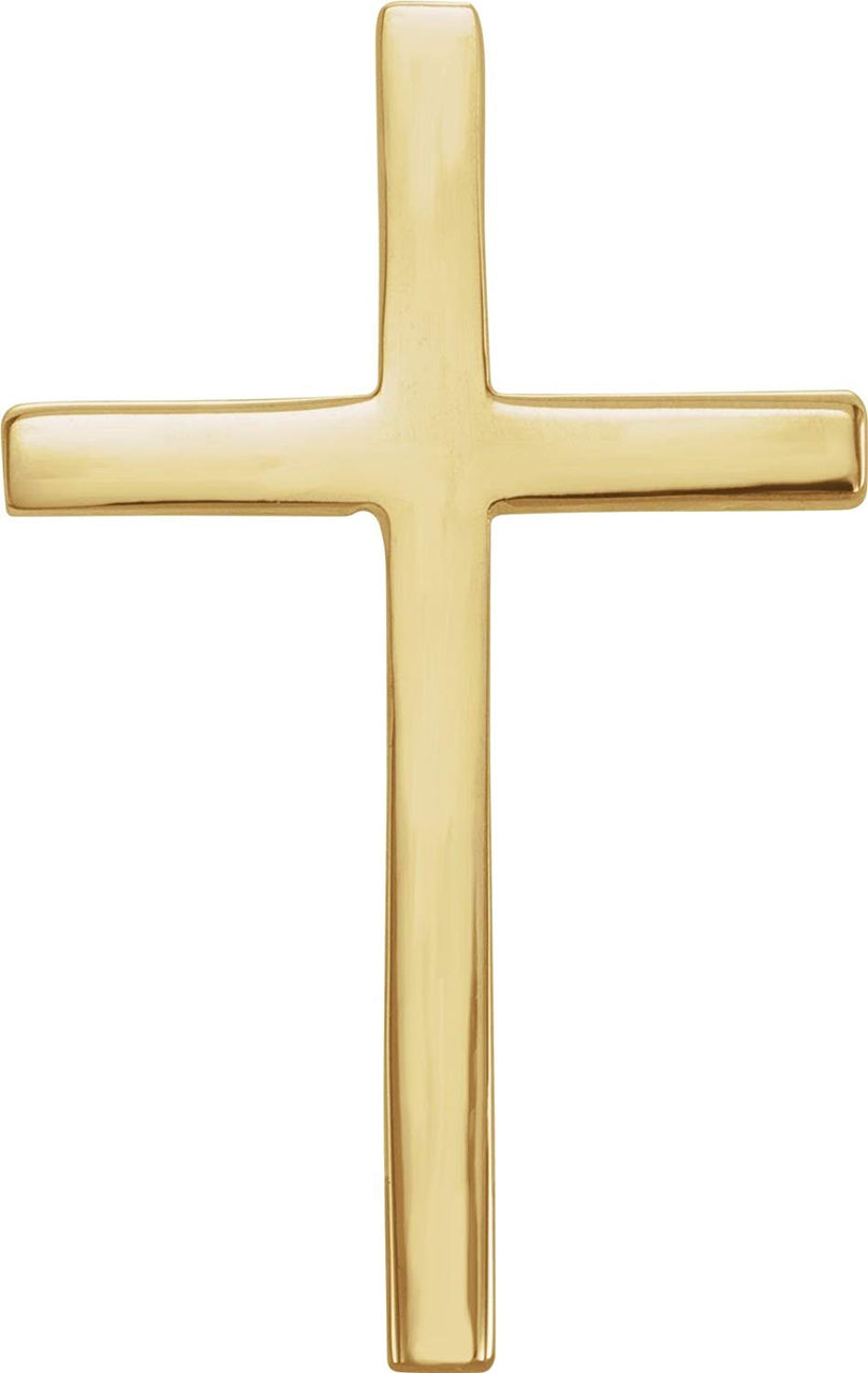 True Cross 14k Yellow Gold Pendant (21.7x13.5MM)