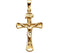 Crucifix Cross 14k Yellow Gold Pendant