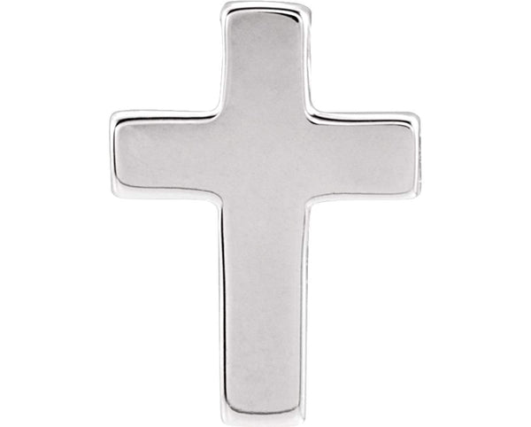 Platinum Petite Cross Pendant