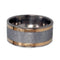 18k Yellow Gold, Gibeon Meteorite 10mm Comfort-Fit Titanium Band