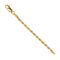 14k Yellow Gold 2.5mm Rope Extender Safety Chain, 2.25"