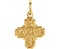 14k Yellow Gold Four-Way Cross Medal (30x29 MM)