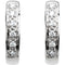 Diamond Hoop Earrings, 14k White Gold (1/10 Ctw, Color GH, Clarity SI1)