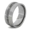 Gibeon Meteorite 9mm Comfort-Fit Polished Titanium Wedding Band