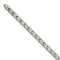 Men's Brushed and Polished Titanium 10mm Bracelet, 8.75"