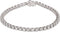 Diamond Line Bracelet, 14k White Gold, 7.25" (4.5 Cttw, GH Color , I1 Clarity )