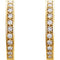 Diamond Inside-Outside Earrings, 14k Yellow Gold (3/4 Ctw, Color G-H, Clarity I1)