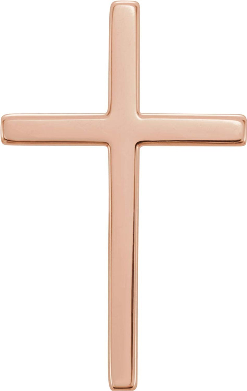 True Cross 14k Rose Gold Pendant (17.7x11.2MM)