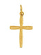 Petite Youth Cross 14k Yellow Gold Pendant (14X10MM)