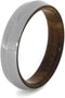 Knife Edge Titanium 5mm Comfort-Fit Koa Wood Band, Size 5