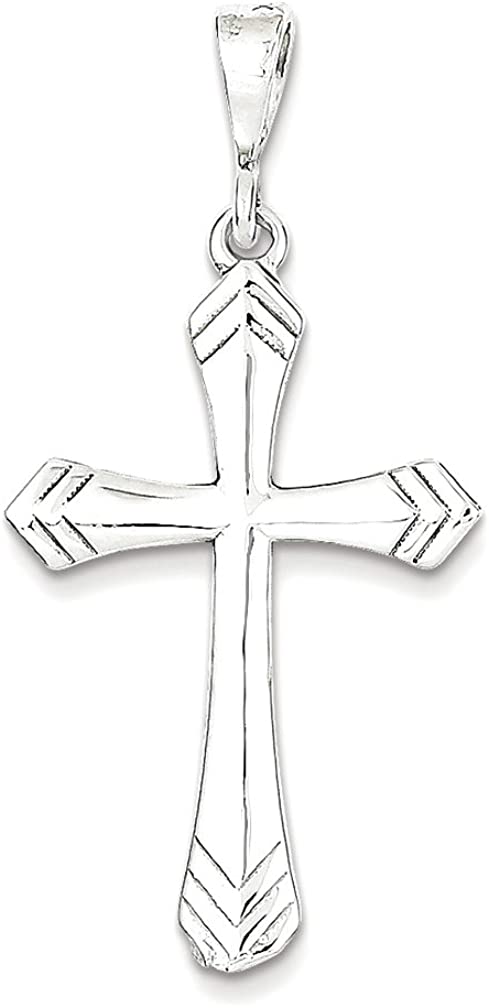 The Men's Jewelry Store 14k White Gold Passion Cross Pendant