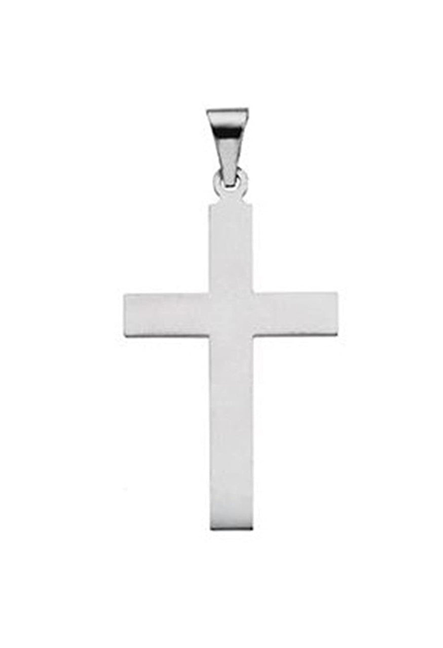 Western Cross Sterling Silver Pendant (31X18MM)