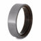 Sindora Sleeve with Matte Titanium Overlay 6.5mm Comfort-Fit Ring