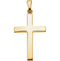 Cross Pendant, 18k Yellow Gold (30.20x15.90MM)