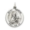 Sterling Silver St. Theresa Medal (30X22MM)