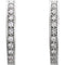 Diamond Inside-Outside Earrings, Rhodium-Plated 14k White Gold (1 Ctw, Color G-H, Clarity I1)