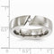 Edward Mirell Brushed Titanium Diamond 6MM Wedding Band (0.1 Ct)