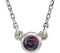 Chatham Created Alexandrite 'June' Birthstone 14k White Gold Pendant Necklace, 16"