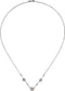 Diamond Pendant Necklace in 14k White Gold, 18" (1/2 Cttw)