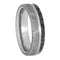 Gibeon Meteorite, Deer Antler 6mm Titanium Comfort-Fit Wedding Band