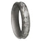 Gibeon Meteorite Inlay 5mm Comfort Fit Torn Edged SandblastTitanium Wedding Band