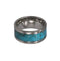 Turquoise Inlay 8mm Comfort-Fit Titanium Wedding Band