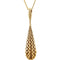 Diamond Teardrop Reversible Pendant Necklace in 14k Yellow Gold, 18"(1/3 Cttw)