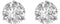 Charles & Colvard Forever One Moissanite Earrings, Rhodium-Plated 14k White Gold 5MM