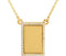 Diamond Bar Necklace, 14k Yellow Gold, 18" ( 0.125 Ctw, G-H Color, I1 Clarity)