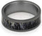 Deer Antler 8mm Comfort-Fit Sandblast Titanium Band, Size 7.75