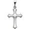 Quadrate Cross 14k White Gold Pendant