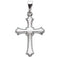 Childrens 14k White Gold Cross Pendant