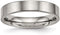 Titanium 4mm Comfort-Fit Flat Band, Size 9.5