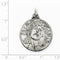 Sterling Silver Antiqued Ecce Homo Medal (31X23MM)