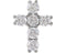 Platinum Diamond Cross Pendant, (1 1/4 Ctw, Color G-H, Clarity I1)