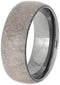 Deer Antler 8mm Comfort Fit Dome Titanium Band, Size 5.75