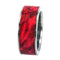 Red Burl Wood Inlay 10mm Comfort Fit Interchangeable Titanium Band, Size 10