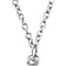 16-Stone Diamond Bar Rhodium Plate 14k White Gold Pendant Necklace, 18" (.16 Cttw, H+ Color, I2 Clarity)