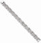 Men's Polished and Brushed Stainless Steel Bracelet, 8.5 Inches