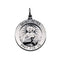 Sterling Silver Round St. Peter Necklace, 18" (15MM)