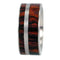 Ironwood, Titanium Pinstripe 8mm Comfort Fit Titanium Band, Size 4.5