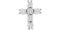 Diamond Cross Pendant, Rhodium-Plated 14k White Gold (1 Ctw, Color G-H, Clarity I1)