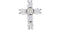 Platinum Diamond Cross Pendant, (1 1/4 Ctw, Color G-H, Clarity I1)