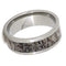 Deer Antler Inlay 8mm Comfort-Fit Titanium Band