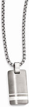 Edward Mirell Titanium and Sterling Silver Pendant Necklace, 20"