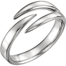 Negative Space Ring, Sterling Silver, Size 7.75